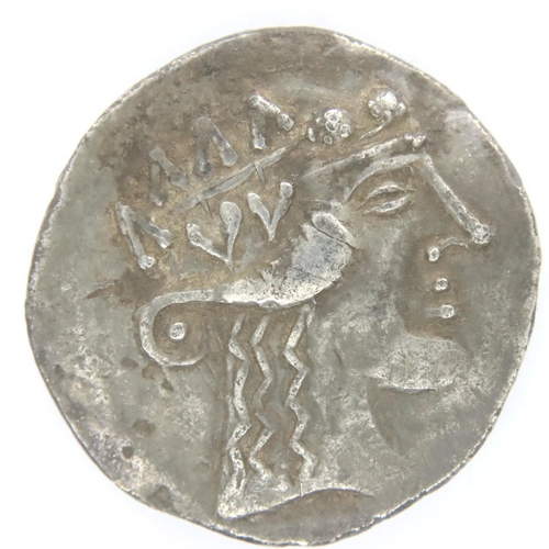 3013 - 96 BC Celtic silver tetradrachm of Thasos (period imitation of Barbarian tribes). P&P Group 1 (£14+V... 