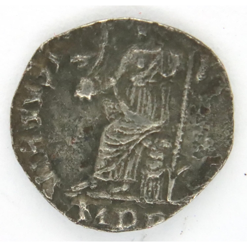3022 - 351 AD Constantius II, silver siqua. P&P Group 1 (£14+VAT for the first lot and £1+VAT for subsequen... 