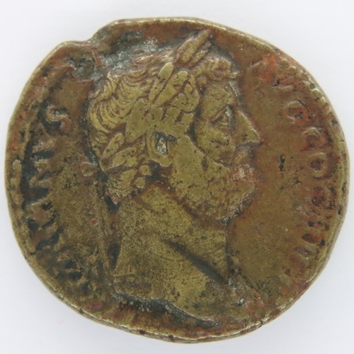 3025 - 119 AD Roman bronze sestertius of Emperor Hadrian. P&P Group 1 (£14+VAT for the first lot and £1+VAT... 
