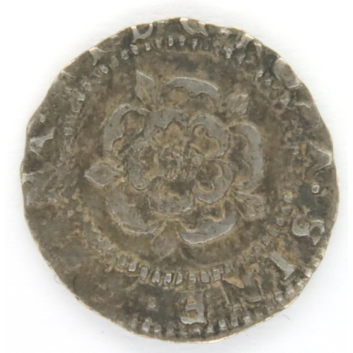 3032 - 1601 Scottish silver hammered penny of James I, Rose/Thistle. P&P Group 1 (£14+VAT for the first lot... 