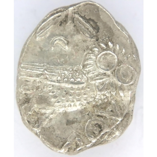 3021 - c400 BC silver tetradrachm of Athens/Athenian Owl. P&P Group 1 (£14+VAT for the first lot and £1+VAT... 