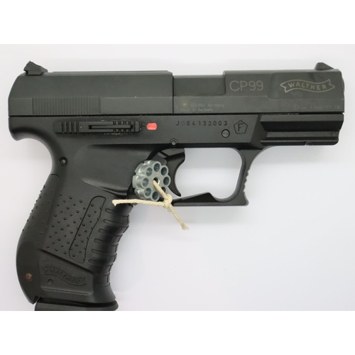 2017 - Walther CP99 177 CO2 pistol with CO2s, pellets and targets. P&P Group 2 (£18+VAT for the first lot a... 