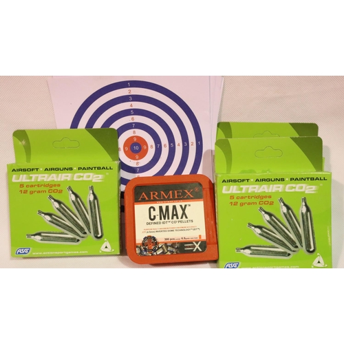 2019 - Mixed pellets, targets and CO2s. P&P Group 3 (£25+VAT for the first lot and £5+VAT for subsequent lo... 