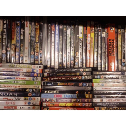 1025 - Selection of mixed DVDs to include Crank, Noah, Casino Royale etc. Not available for in-house P&P, c... 