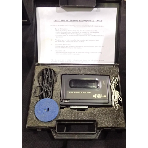 475 - Retell telerecorder phone recording machine, boxed. P&P Group 3 (£25+VAT for the first lot and £5+VA... 