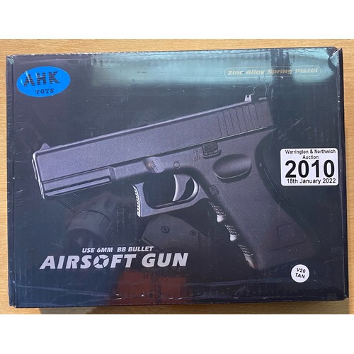 2010 - New old stock unopened airsoft pistols. P&P Group 2 (£18+VAT for the first lot and £3+VAT for subseq... 