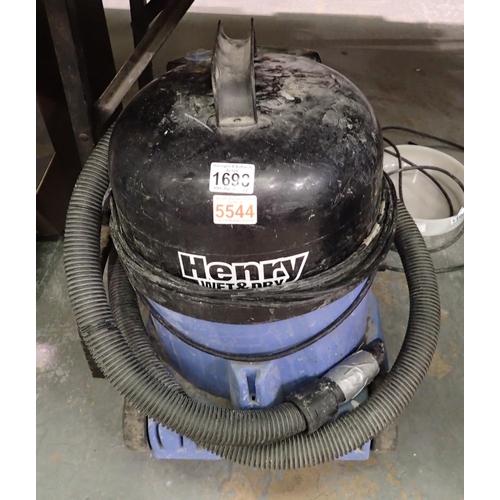 Henry Wet and Dry vacuum cleaner. Not available for inhouse... Barnebys