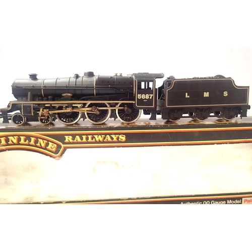 2003 - Mainline Neptune, LMS Black, 5687. Very good condition with wrong box. P&P Group 1 (£14+VAT for the ... 