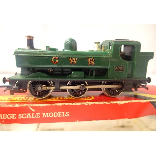 2006 - Hornby R041, Pannier Tank, G.W.R Green. Very good condition, box is poor. P&P Group 1 (£14+VAT for t... 