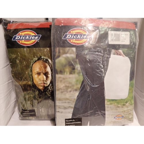 1023 - Dickies Raintite XXL waterproof jacket and trousers, size XXXL. P&P Group 1 (£14+VAT for the first l... 
