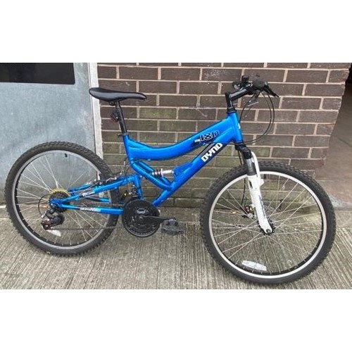 1013 - Dyno MC180 full suspension bike 16 inch frame, 21 speed. Not available for in-house P&P, contact Pau... 