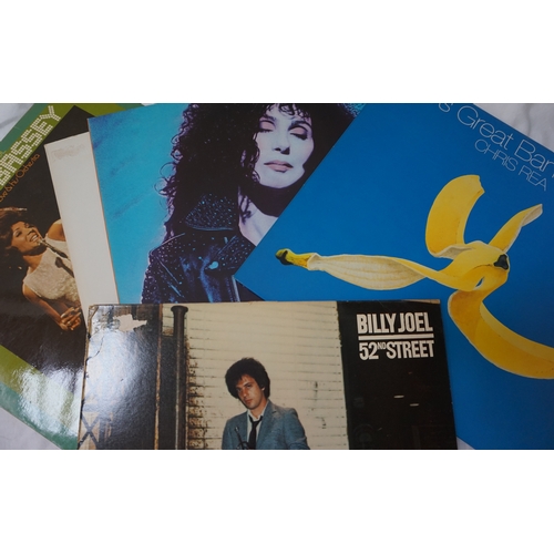 369 - COLLECTION OF LP RECORDS
including Chris Rea, Gloria Estefan, Cher, Pat Benatar, KC and the Sunshine... 