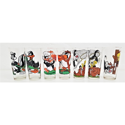 216 - SEVEN WARNER BROS. PEPSI COLLECTOR SERIES GLASSES
all dates 1976, comprising 2x Daffy Duck and the T... 