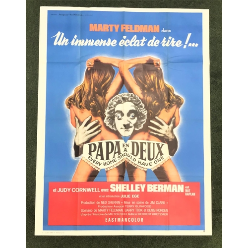260 - EIGHT FRENCH GRANDE FILM POSTERS
comprising 'Le Quatrieme Sexe' (The Fourth Sex), 1961, 44.75