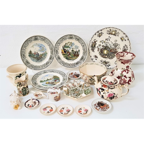 191 - LARGE SELECTION OF MASON'S IRONSTONE
including a Mandalay teapot, lion, ring stand and three small c... 