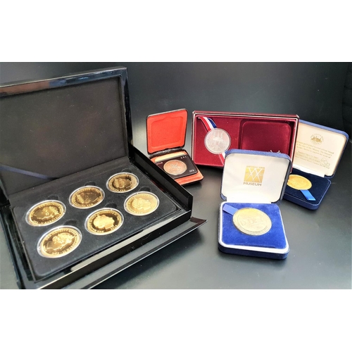 362 - SELECTION OF PROOF COINS AND MEDALS
including of 1973 Canada dollar, 1984 Liberty Los Angeles Olympi... 