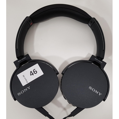 46 - SONY MDR-XB550 ON-EAR HEADPHONES