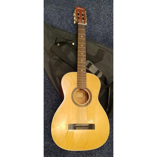 34 - HARMONY ACOUSTIC GUITAR AND CASE