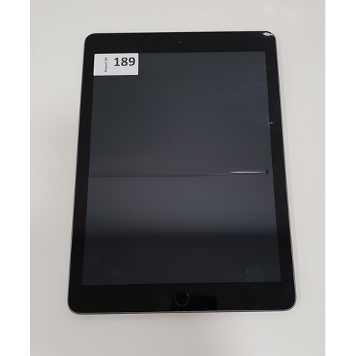 189 - APPLE IPAD 6TH GENERATION (WIFI) A1893
serial number: G7XP2Z9JF8M, iCloud protected, Note: It is the... 