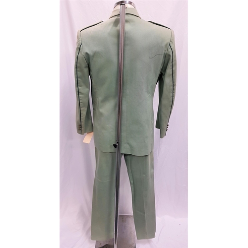 9 - GHOST SHIP (2002) - TWO PIECE GREEN SUIT
Gents mint green canvas uniform, the double breasted jacket... 
