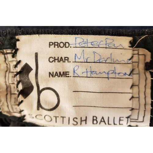 65 - SCOTTISH BALLET - PETER PAN - MR DARLING
the dark grey full breeches with button detail to cuffs