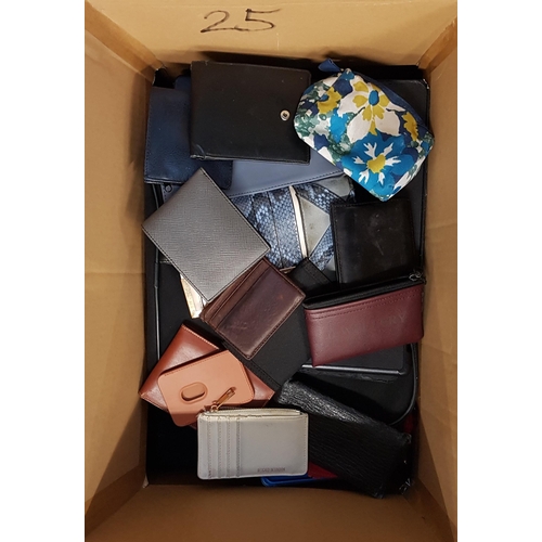 25 - ONE BOX OF PROTECTIVE CASES, PURSES AND WALLETS, 
branded and unbranded, the protective cases includ... 