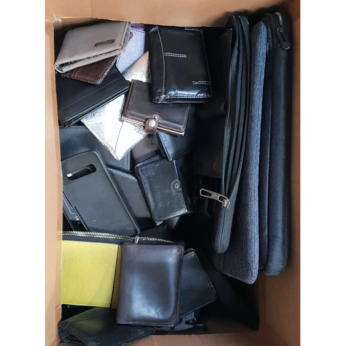 4 - ONE BOX OF PURSES, WALLETS AND PROTECTIVE CASES
Branded and Unbranded