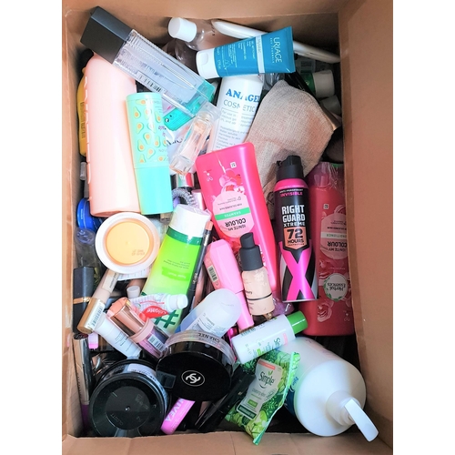 6 - ONE BOX OF NEW AND USED TOILETRY ITEMS
Including: Marc Jacobs, Chanel, Adidas, Jo Malone, Armani Cod... 
