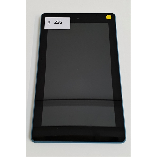 32 - AMAZON KINDLE FIRE 7 (9TH GENERATION)
serial number: G0W0 XK08 9185 F19E, Note: It is the buyer's re... 