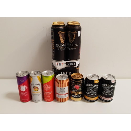 39 - CANS OF GUINNESS AND OTHER ALCOHOLIC DRINKS
comprising 8x Guinness, 1x Jack Daniels and Lemonade, 1x... 