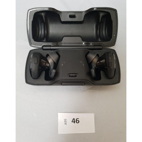 46 - BOSE SOUNDSPORT FREE WIRELESS HEADPHONES
with Charging Case