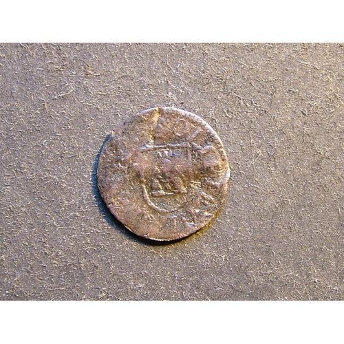Tradesmen S Token 17th Century Oxfordshire Oxford D Oliffe Hind Mercer Mercers Arms In O