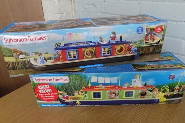 sylvanian families riverside canal boat