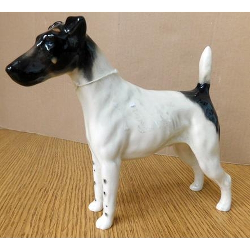 1940's Beswick smooth hared fox terrier-no damage found approx 6