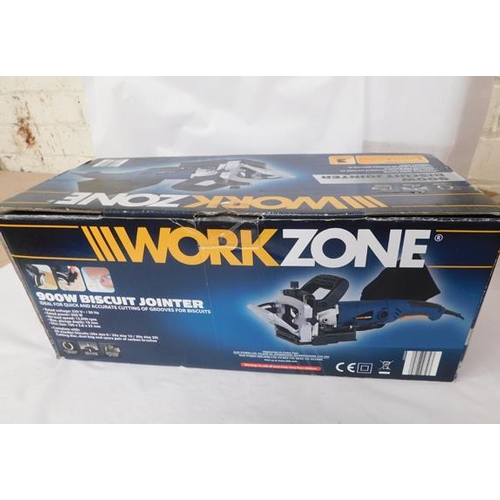 Workzone 900w biscuit jointer