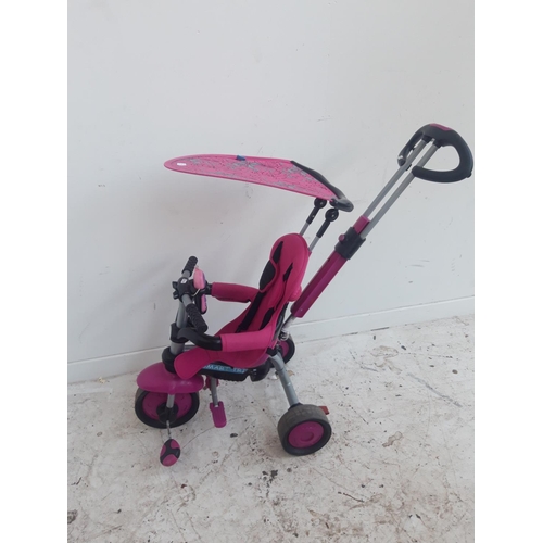 smart trike pink and black