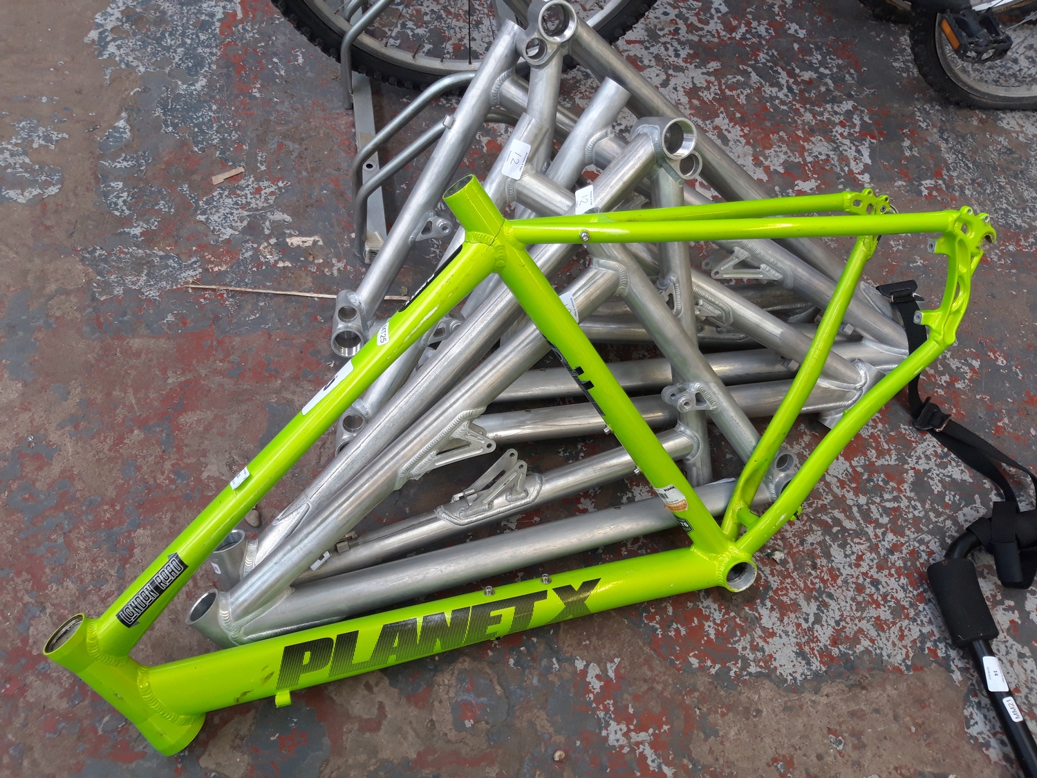 planet x mtb frames