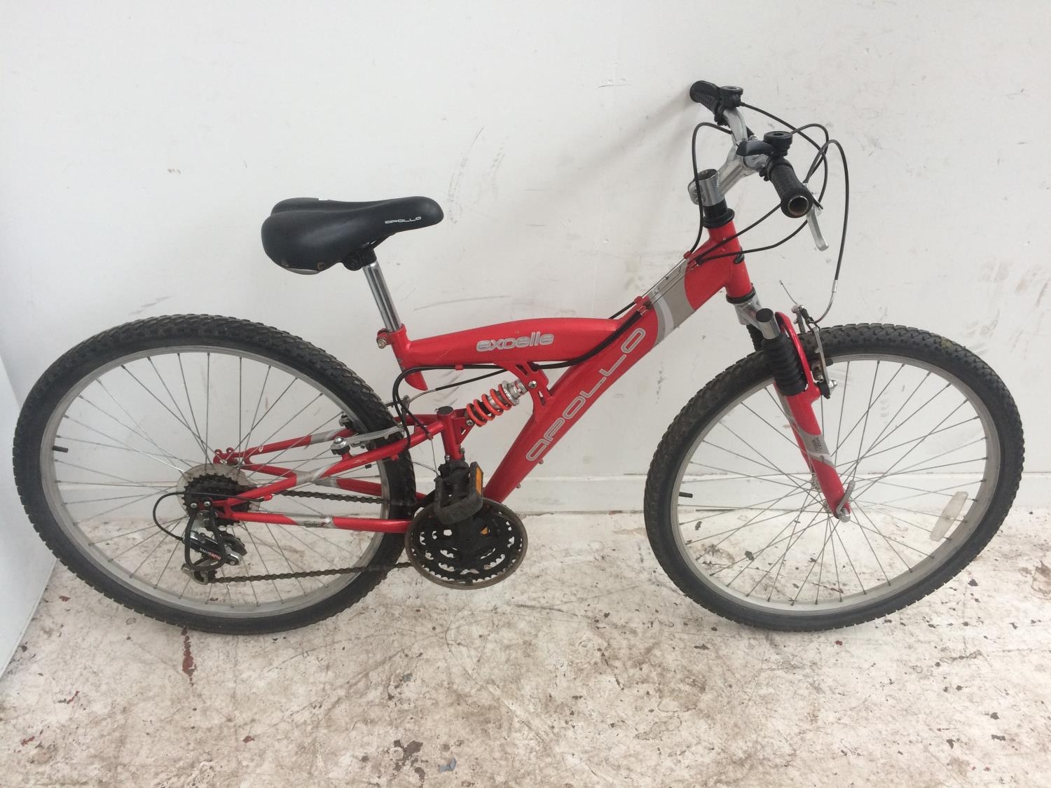 red apollo mountain bike