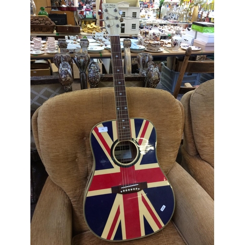 union jack acoustic guitar