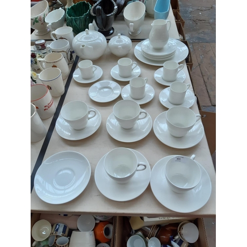 wedgwood white tea set