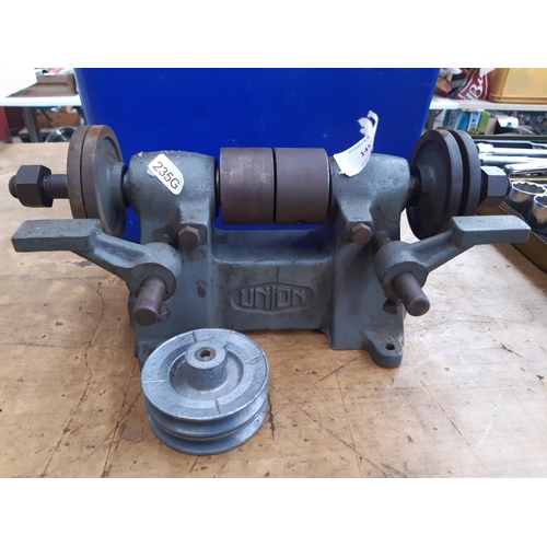 belt driven bench grinder