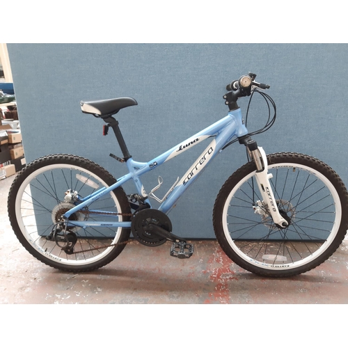 blue carrera bike