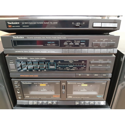 A Technics hi-fi system comprising SL 