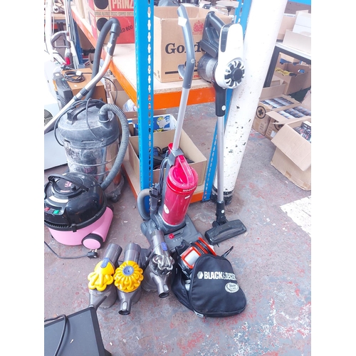 Six vacuum cleaners, one John Lewis and 