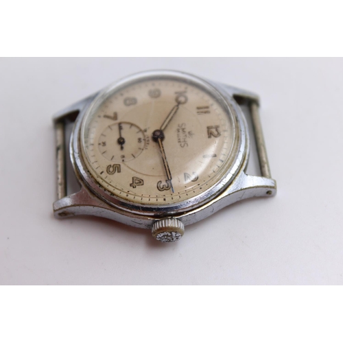 1277 - A 1950s Smiths Deluxe A404 expeditionary pattern 15 jewels mechanical men’s wristwatch head