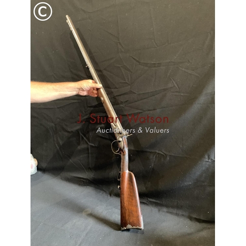 Antique Double barrelled Flintlock rifle | Barnebys