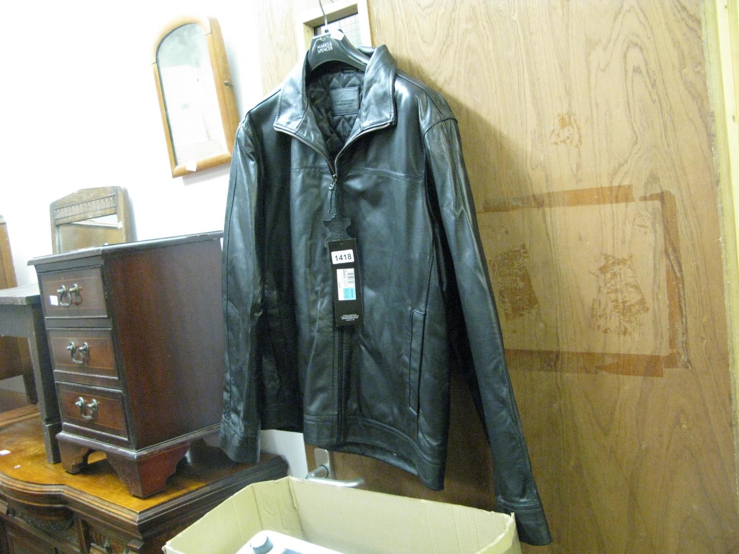 blue harbour leather jacket