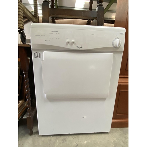 Whirlpool air vented 6kg tumble dryer (85H 60W 55D cm) AWZ3303