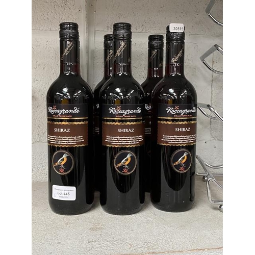 6 75cl Bottles of La Roccagrande shiraz
