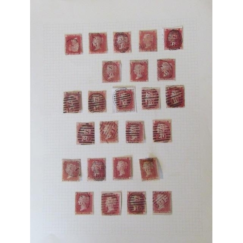 Penny Red Stamps from Different Parts of London All Used in Good Condition